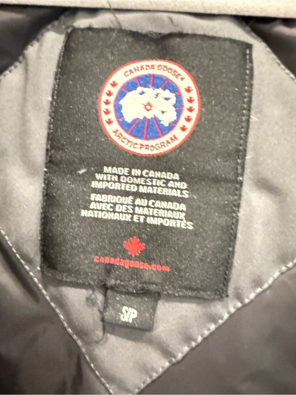 Canada Goose Men's Langford Hooded Parka with Fur Trim size small - Picture 8 of 9